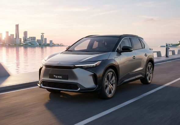 Futuristic Design of the Toyota bZ4X Electric SUV